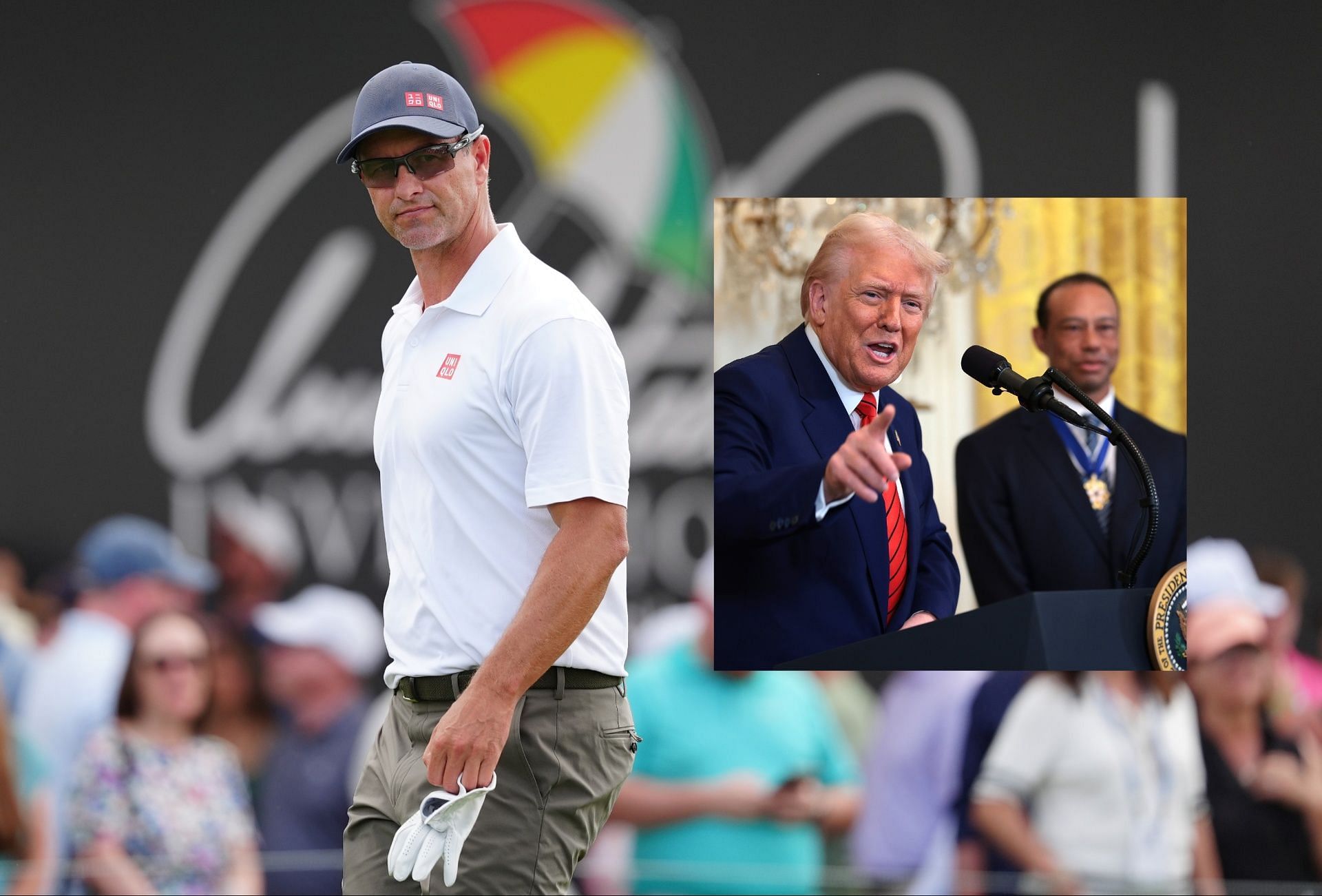 Adam Scott on meeting with President Donald Trump