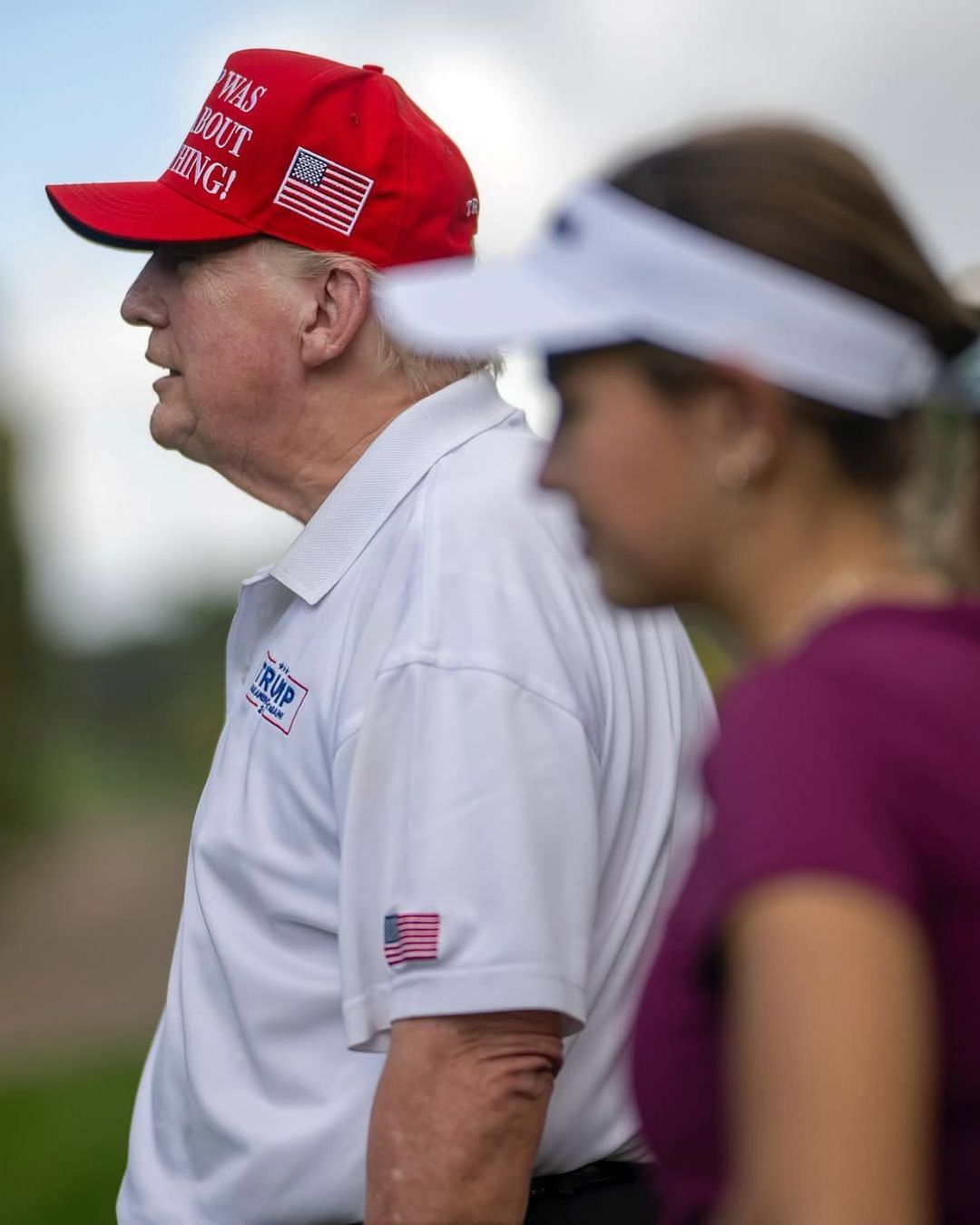 Kai Trump shares a moment with former No. 1 golfer Rory McIlroy