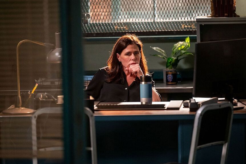 Lt. Jessica Brad (Maura Tierney) in Season 24, Episode 1 of Law &amp; Order (Image via NBC)