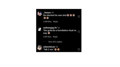 Fans make fun of LSU man for ‘fumbling’ playful interaction with Last-Tear Poa (Image by Instagram/@overtimewbb)