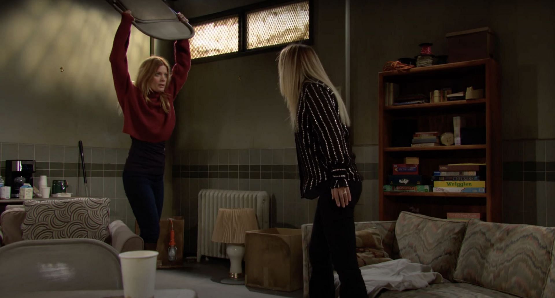 Sharon and Phyllis are kept captive on The Young and The Restless (Image via Youtube/@Y&amp;R INSIDER)