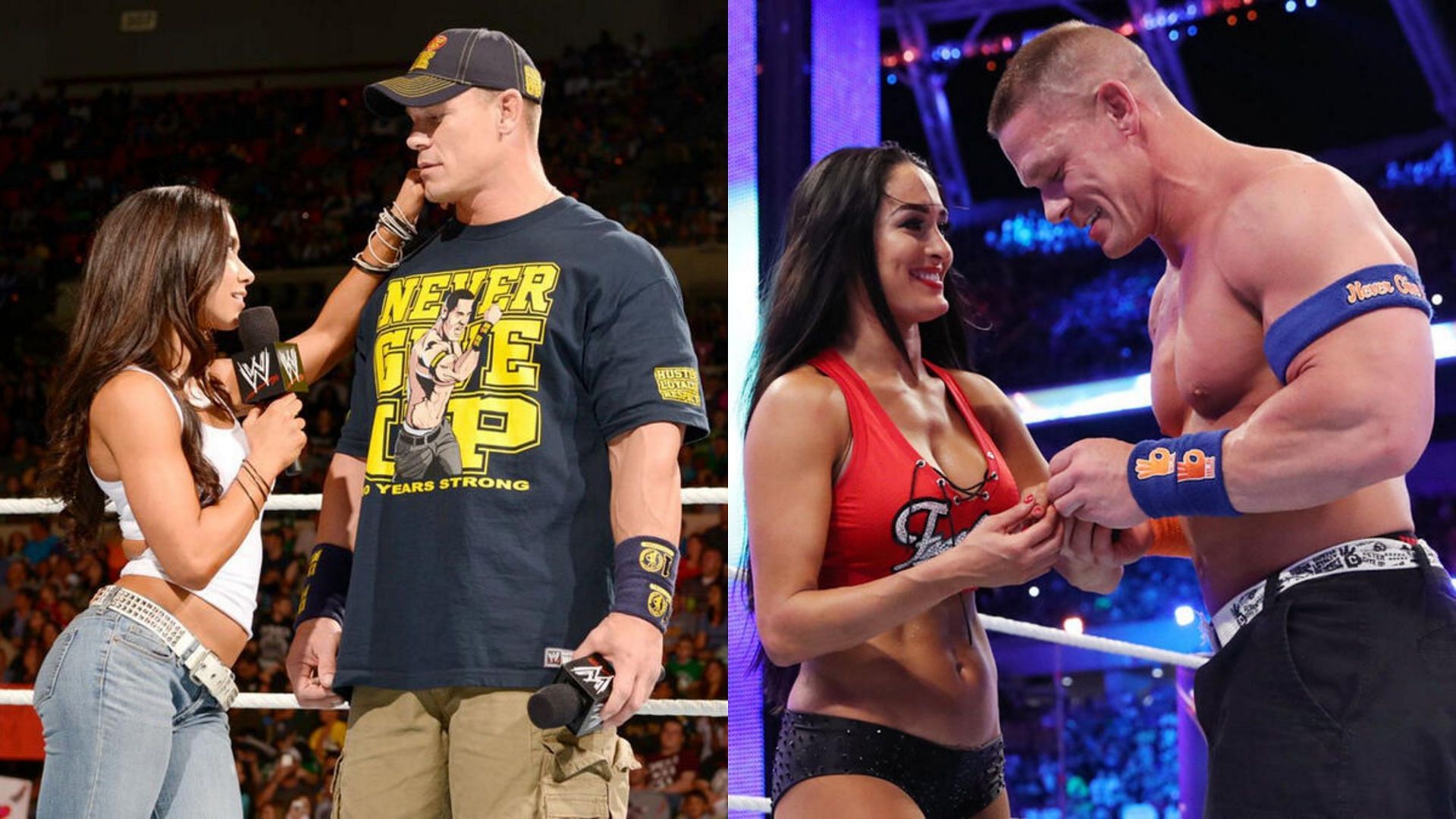 जॉन सीना के कई रिश्ते रहे हैं (Photos: WWE.com)