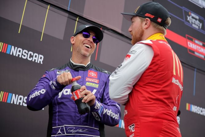 $65M-worth Denny Hamlin and Tyler Reddick with family embark on an immersive Disney experience ahead of Las Vegas race