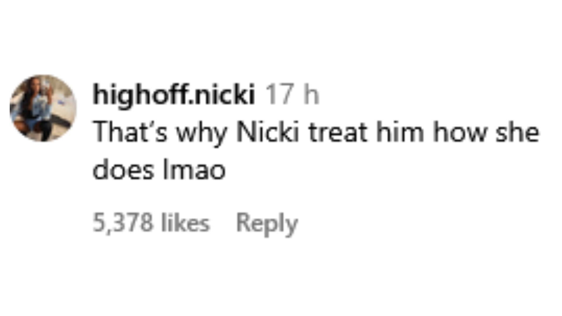 Netizens reacted to Ray J&rsquo;s comment on Nicki Minaj and Lil Kim beef (Image via Instagram/@highoff.nicki)