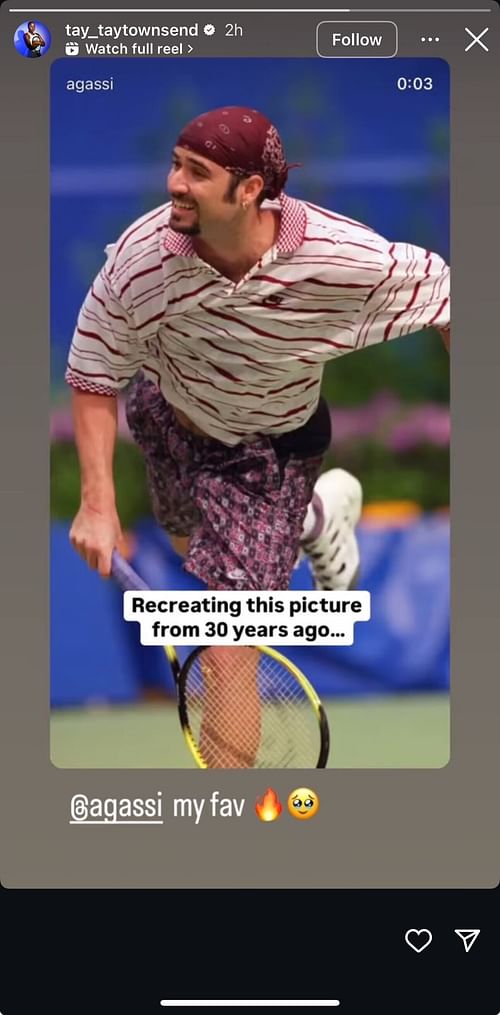 Taylor Townsend Instagram (https://www.instagram.com/stories/tay_taytownsend/?hl=en)