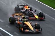 Lando Norris leads Max Verstappen during the F1 Grand Prix of Australia - Source: Getty