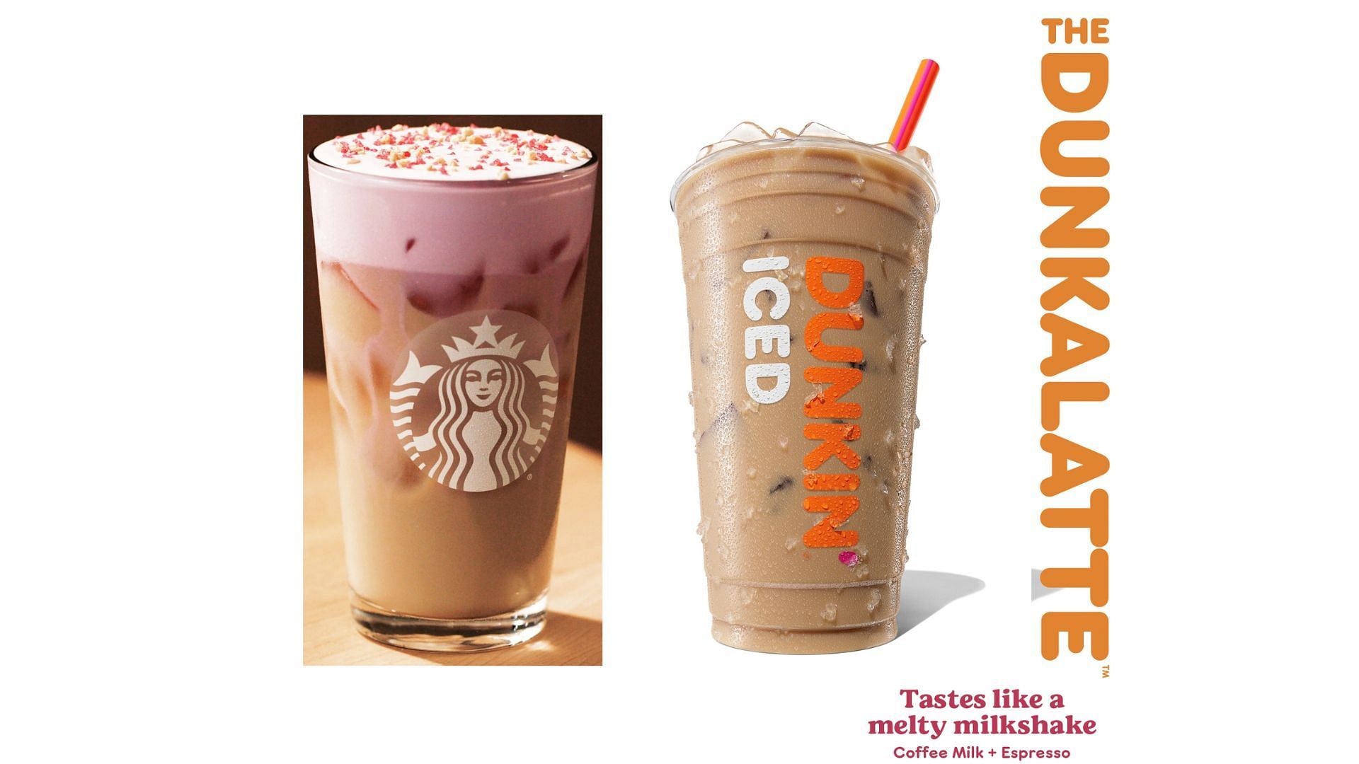 Starbucks and Dunkin&#039; have also released new drinks for their spring menu (Image via Starbucks &amp; Dunkin&#039;)