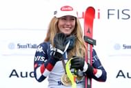 Shiffrin celebrates at the STIFEL FIS World Cup Finals - Slalom - Source: Getty