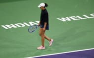Keys in action at the BNP Paribas Open in Indian Wells - Source: Getty