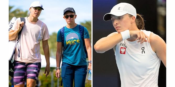 WATCH: Alarming scenes as Iga Swiatek harassed by troll targeting her relationships with her mother & psychologist Daria at Miami Open