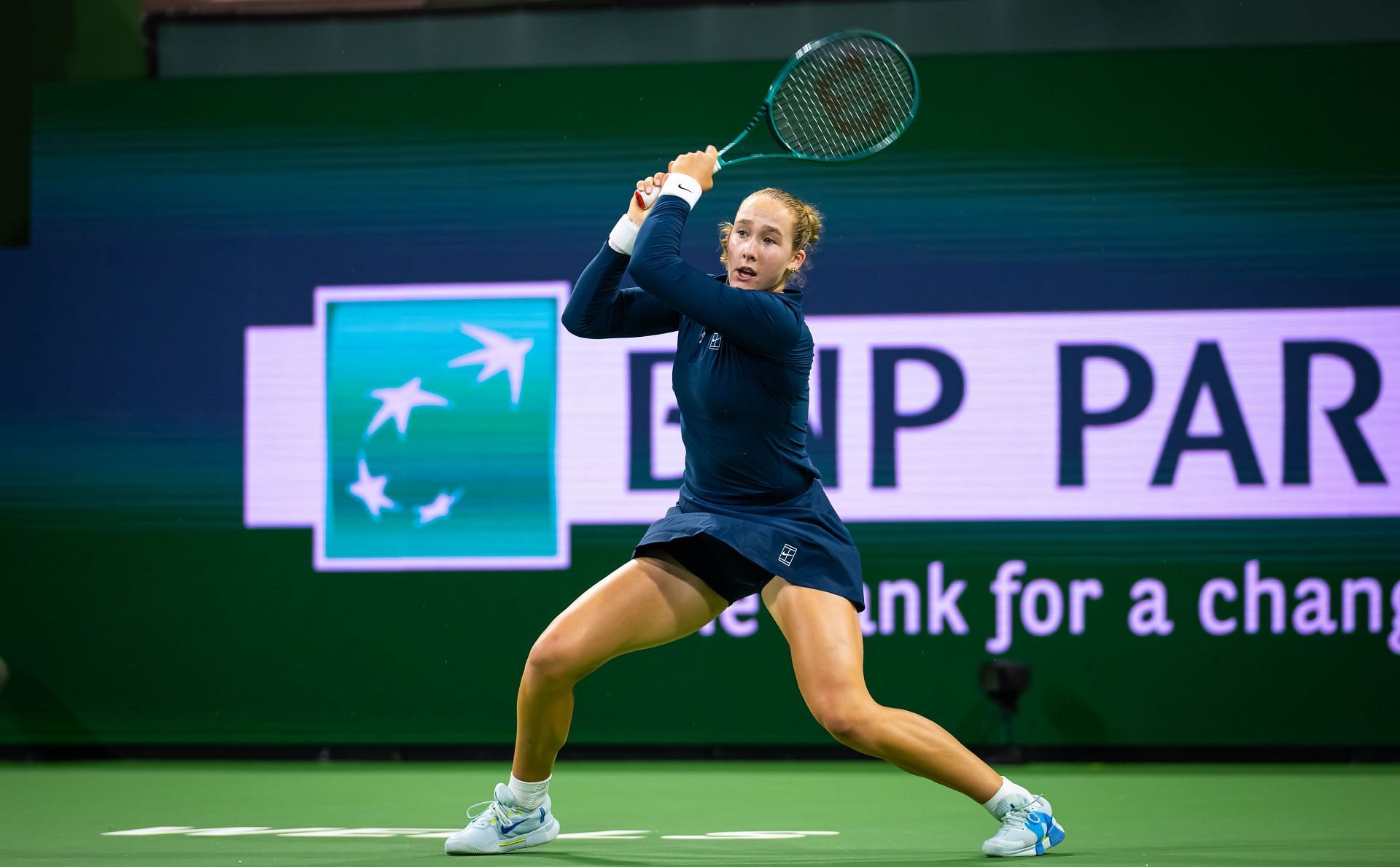 Andreeva is on a 10-match winning streak. (Source: Getty)