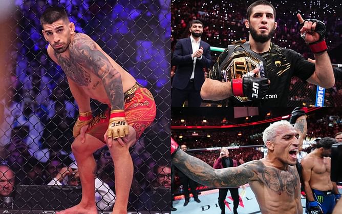 Ilia Topuria claims Islam Makhachev and Charles Oliveira are too afraid to face him next