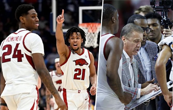 "These guys have walked through the fire": John Calipari opens up about Arkansas' rough start to season as Razorbacks advance past South Carolina