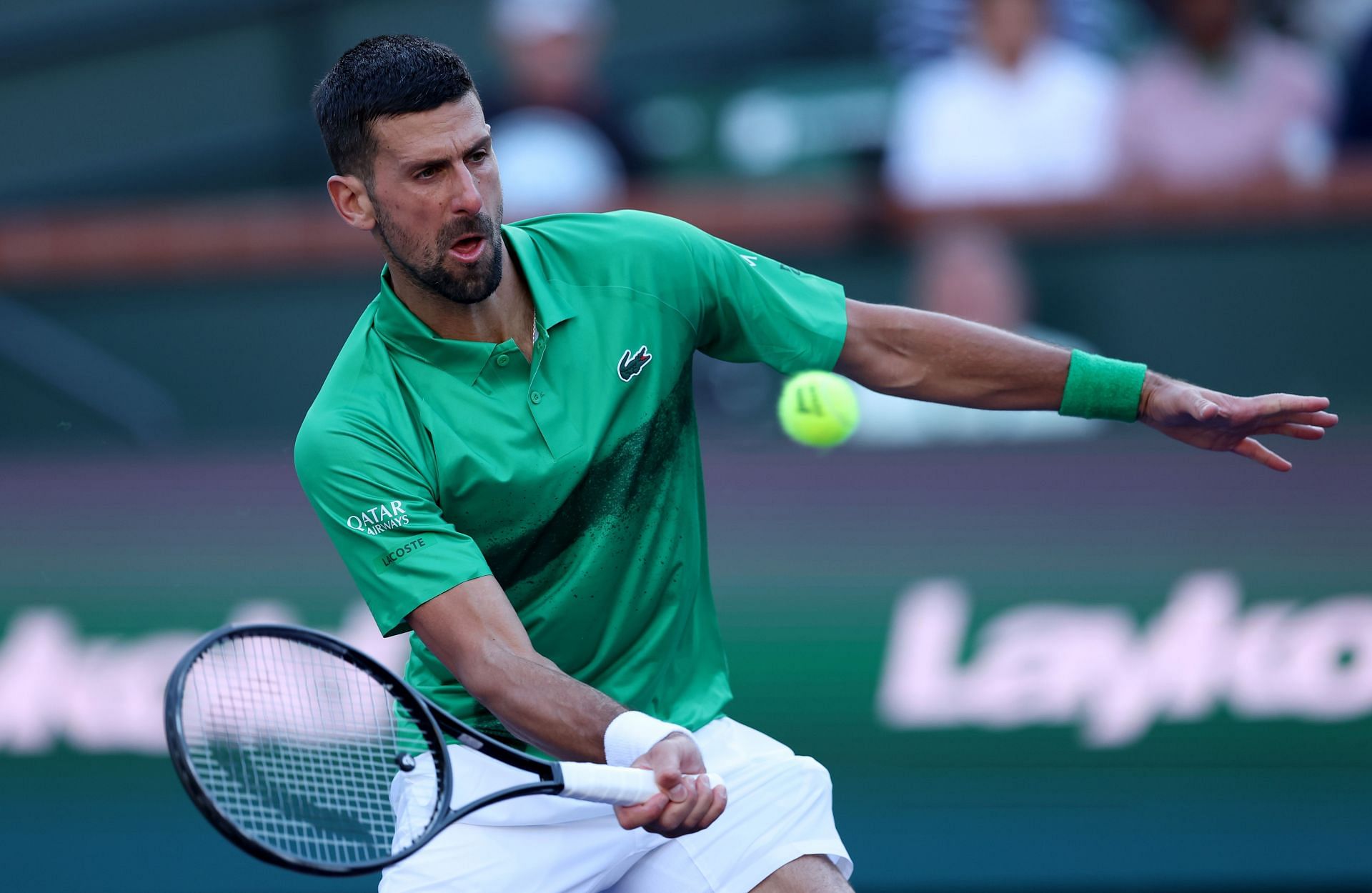 Novak Djokovic&#039;s time at Indian Wells came to an early end yet again. (Photo: Getty)