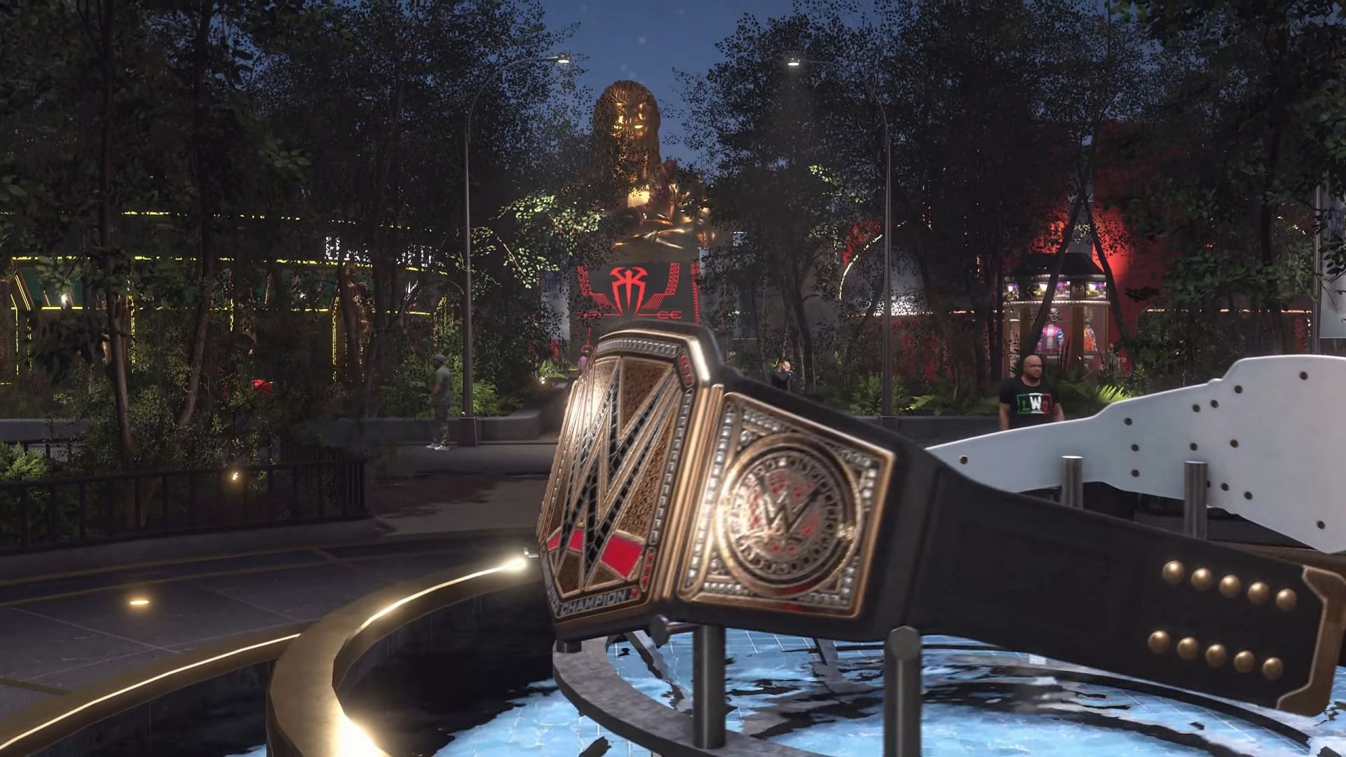 WWE Championship belt (Image via 2K Games)