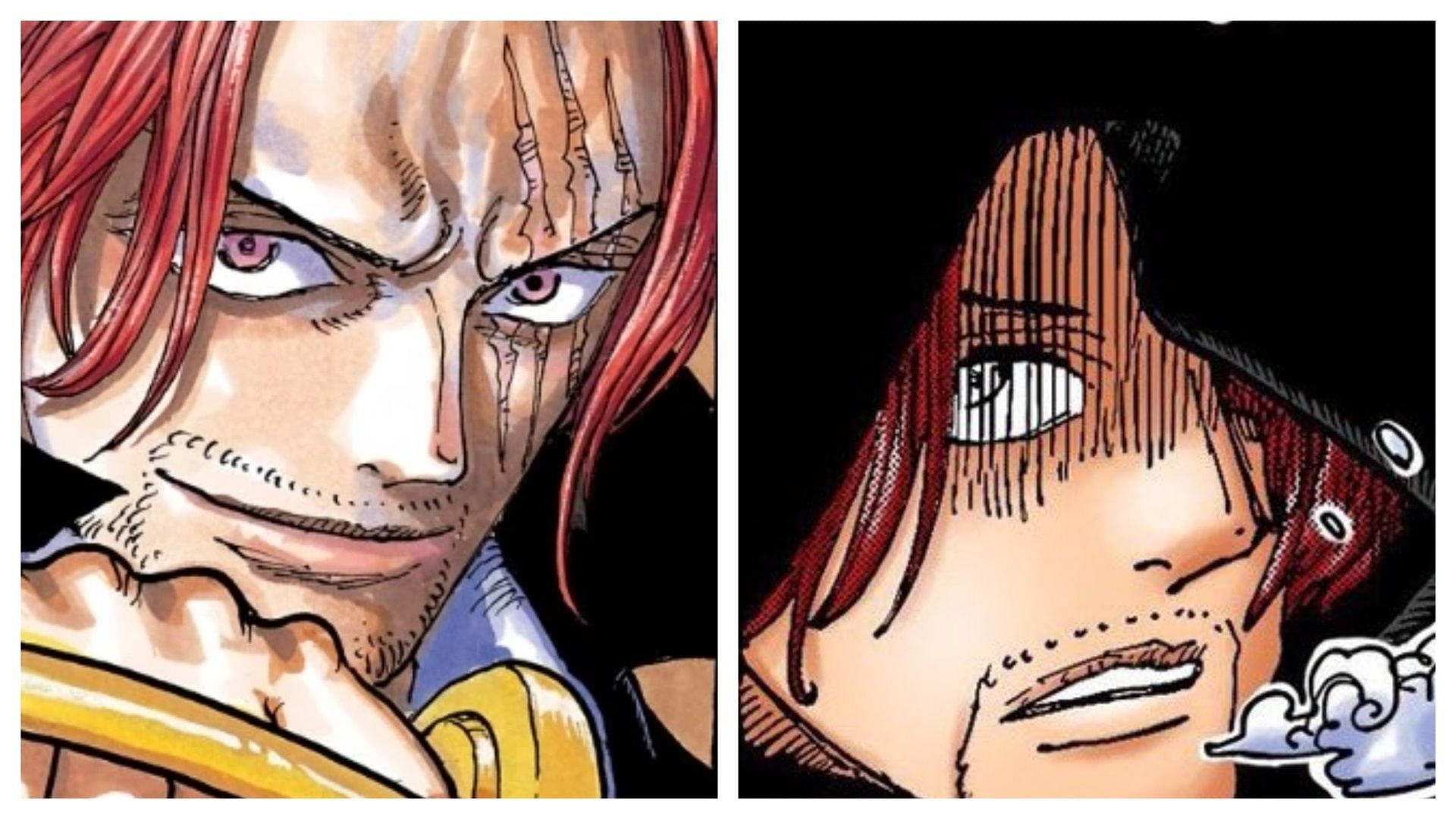 Shanks and Shamrock mirror Skoll and Hati (Image via Shueisha)