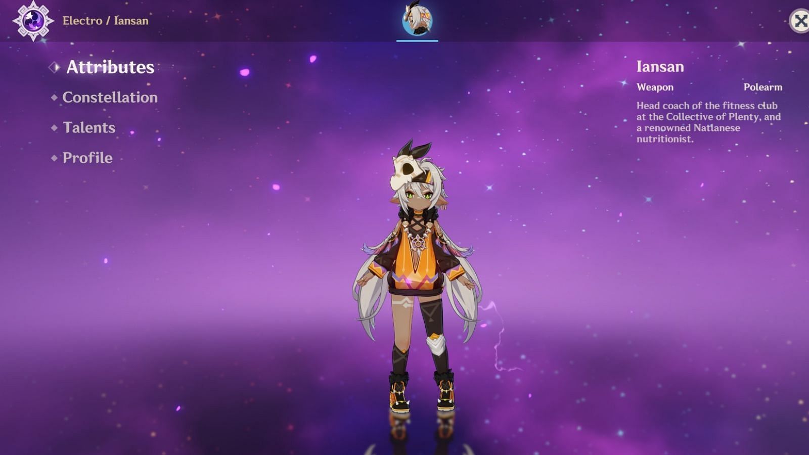 Iansan in Genshin Impact (Image via HoYoverse)