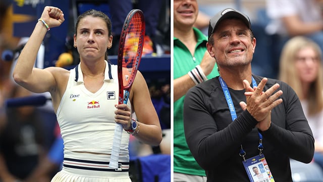 WATCH: Emma Navarro's billionaire father Ben joins her for an adorable ...