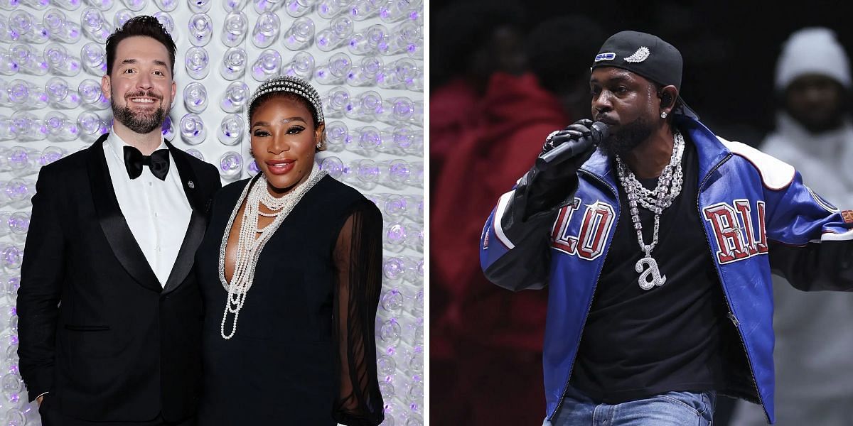 Alexis Ohanian, Serena Williams and Kendrick Lamar (Source: Getty)