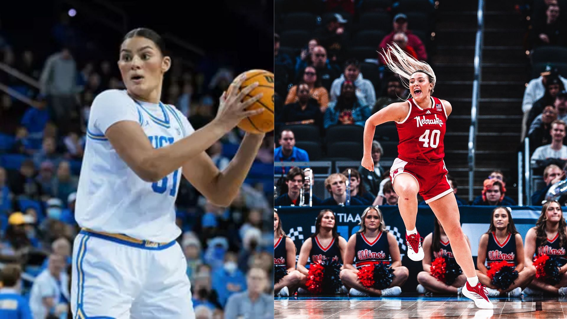 Images courtesy of UCLA Athletics &amp; Nebraska Women