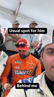 Noah Gragson's story aimed at Ricky Stenhouse Jr. Source: @Instagram/noahgragson