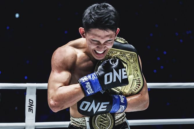 "This is hella sweet" - Fans gush over Masaaki Noiri's wholesome celebration with his family after title triumph at ONE 172