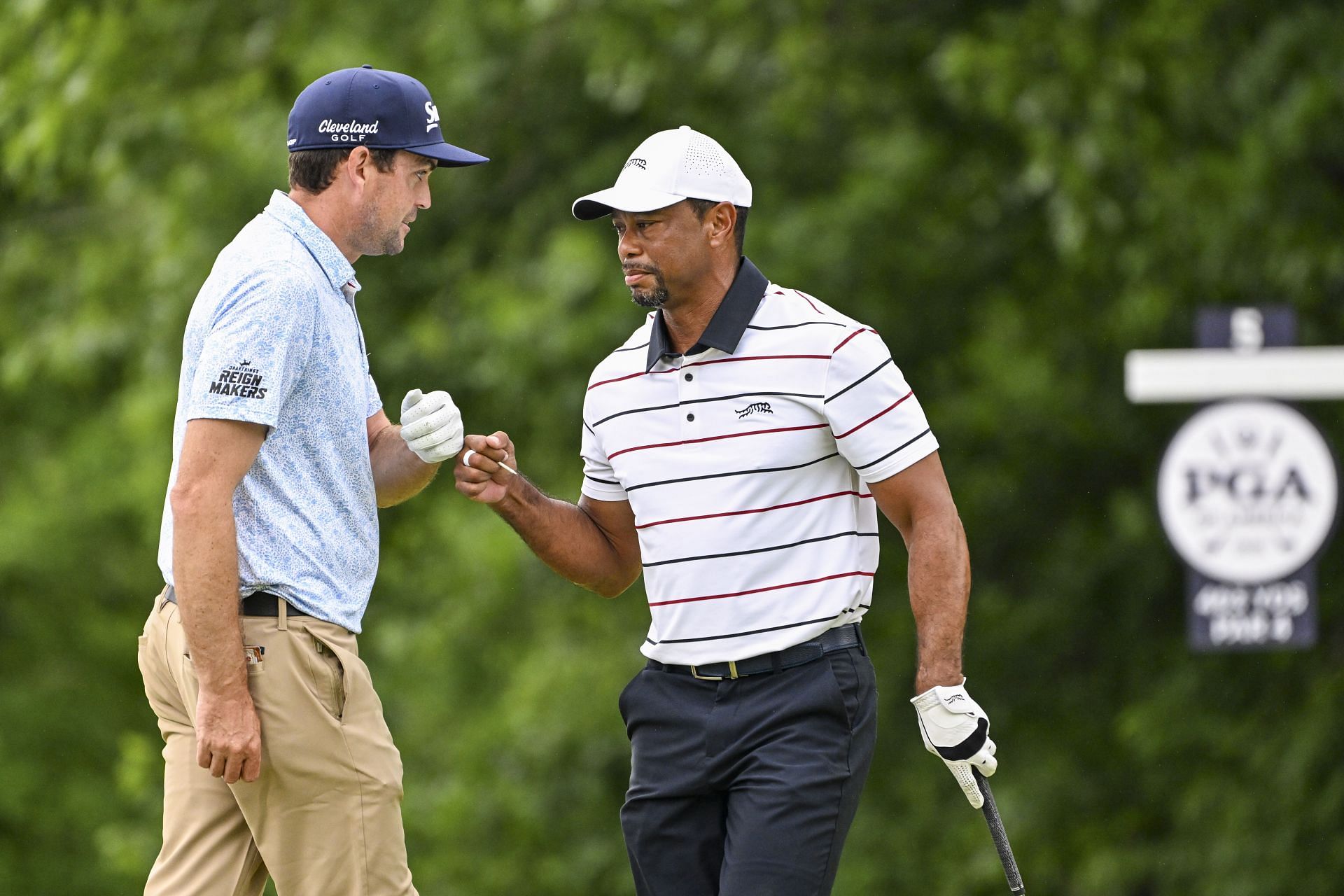 Tiger Woods and Keegan Bradley are paired together at the Seminole Pro-Member 2025 (Image Source: Getty)