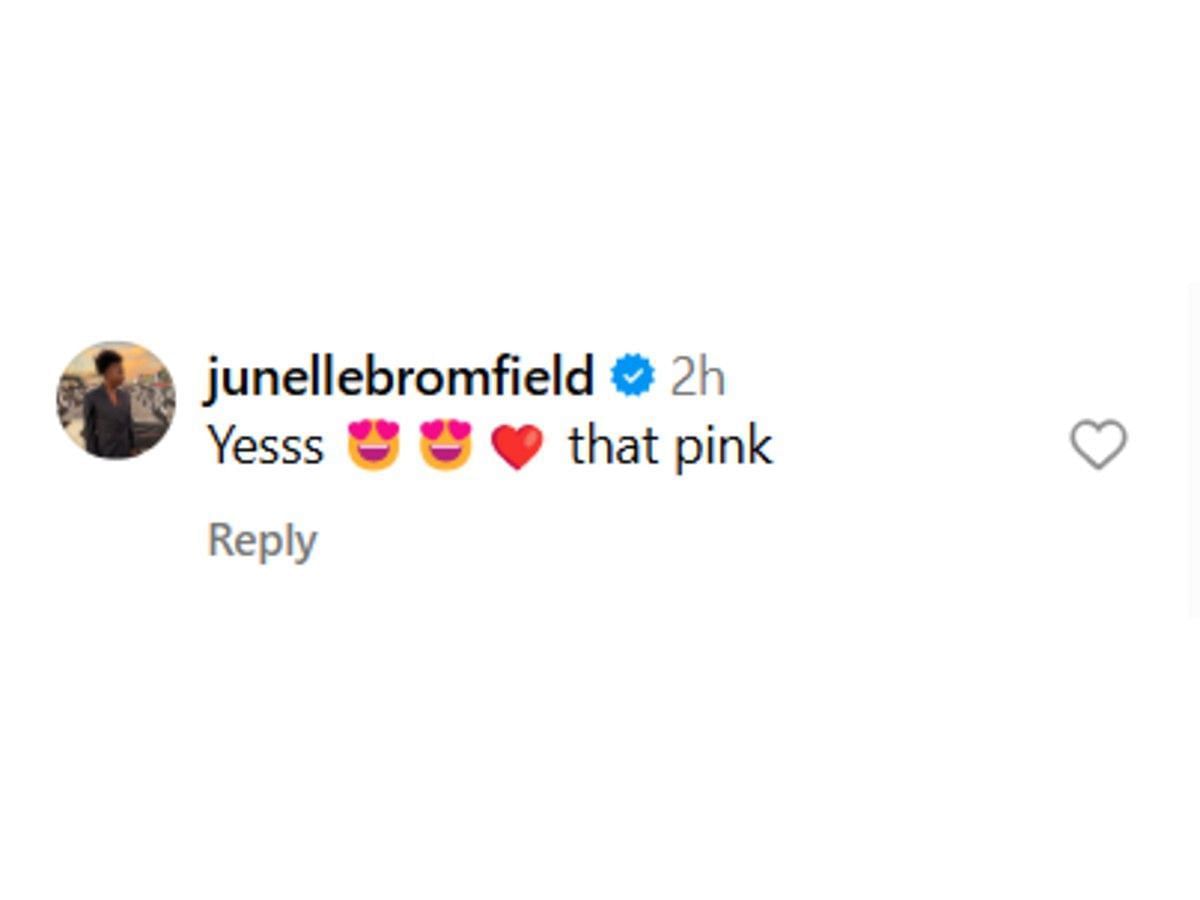 Junelle Bromfield&#039;s comment on Instagram (@adidaswomen)