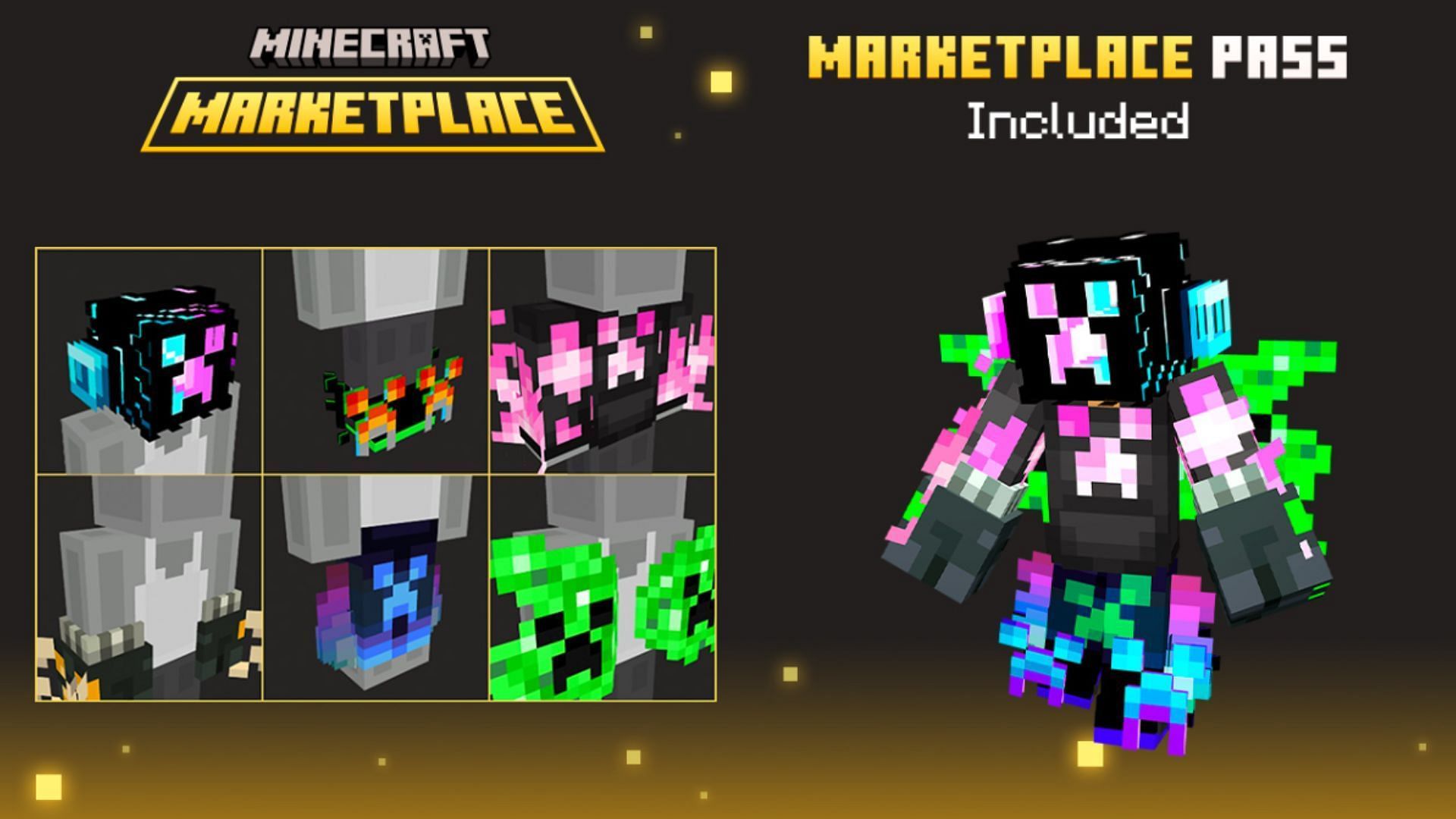 A cool new Minecraft costume has been added (Image via Mojang Studios)