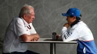 Yuki Tsunoda with Red Bull advisor Helmut Marko at the 2024 Saudi Arabia Grand Prix - Source: Getty