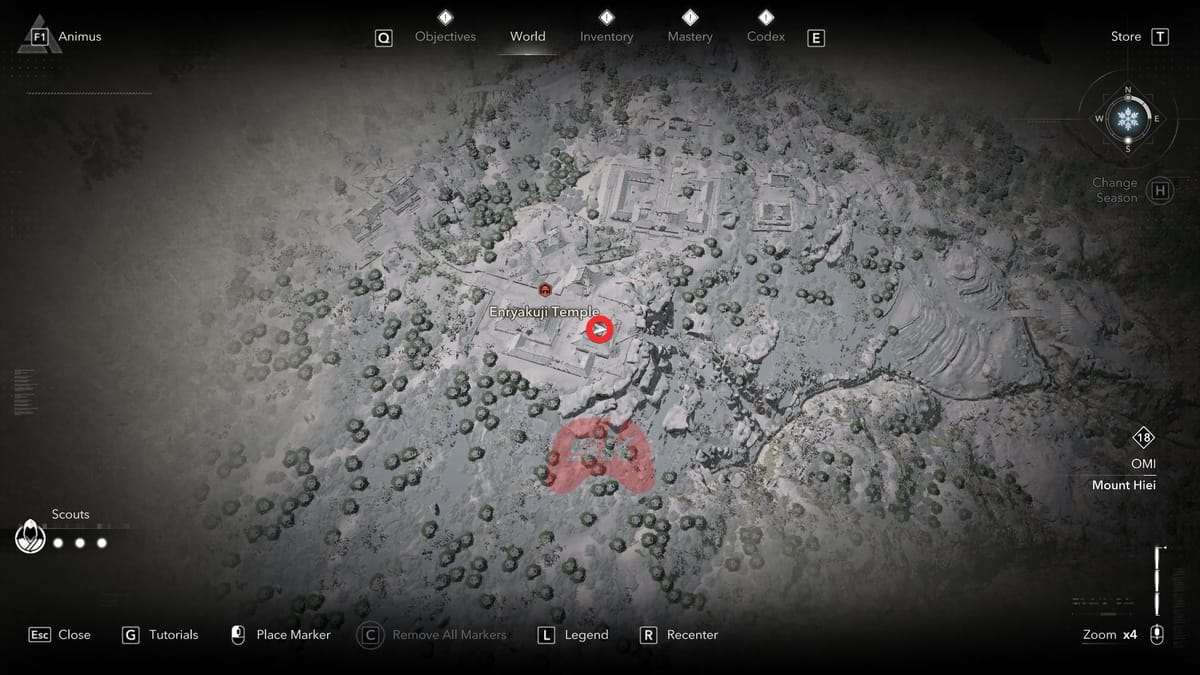 All Lost Page locations of Enryakuji Temple in Assassin's Creed Shadows