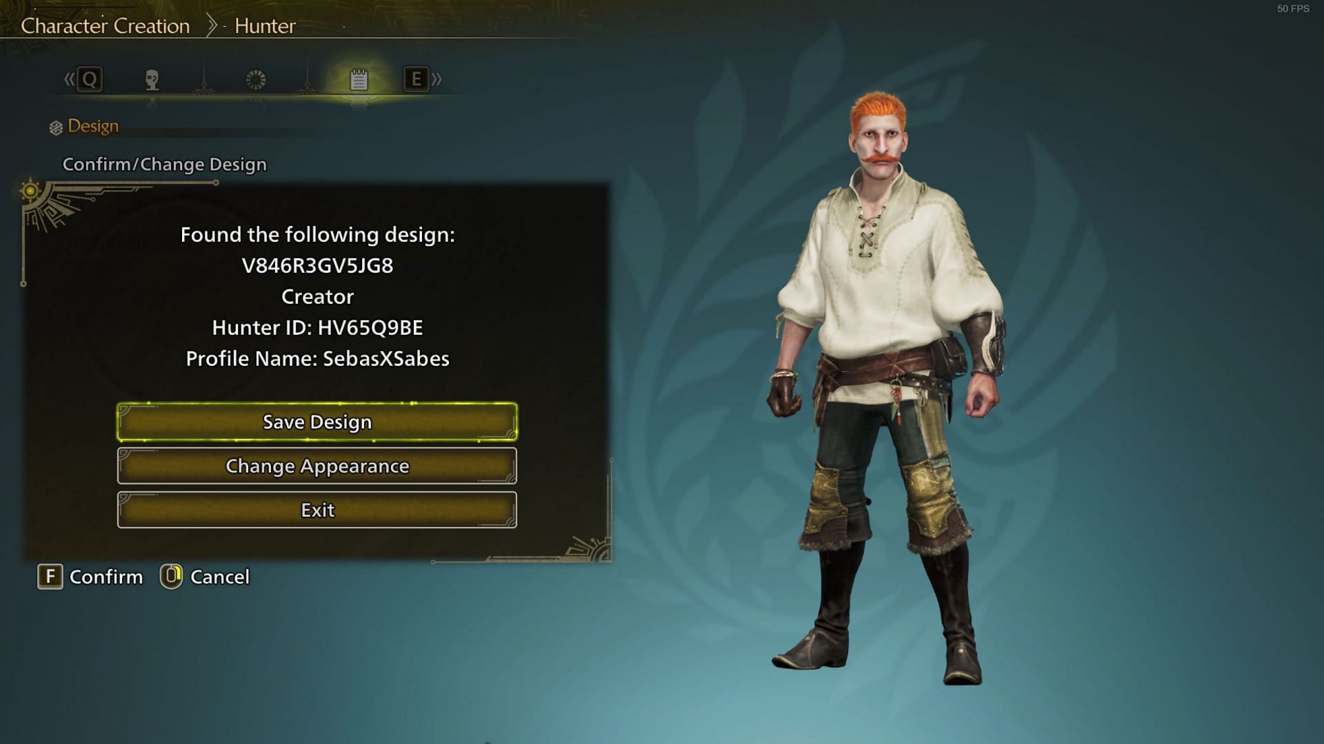 Nigel Thornberry Hunter design (Image via Capcom)