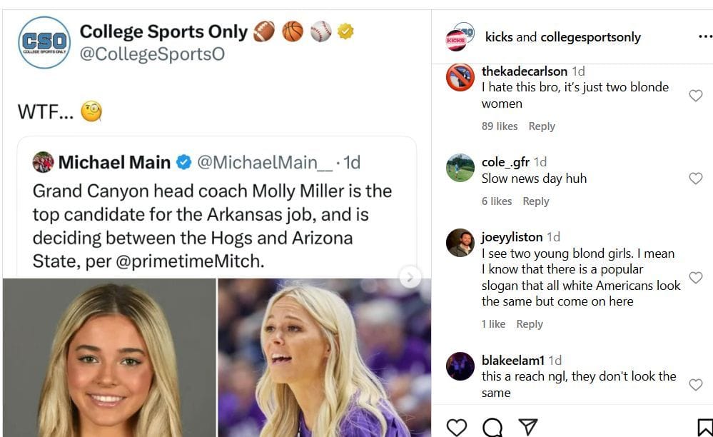 "Could easily pass as mother and daughter," "This a reach" Fans