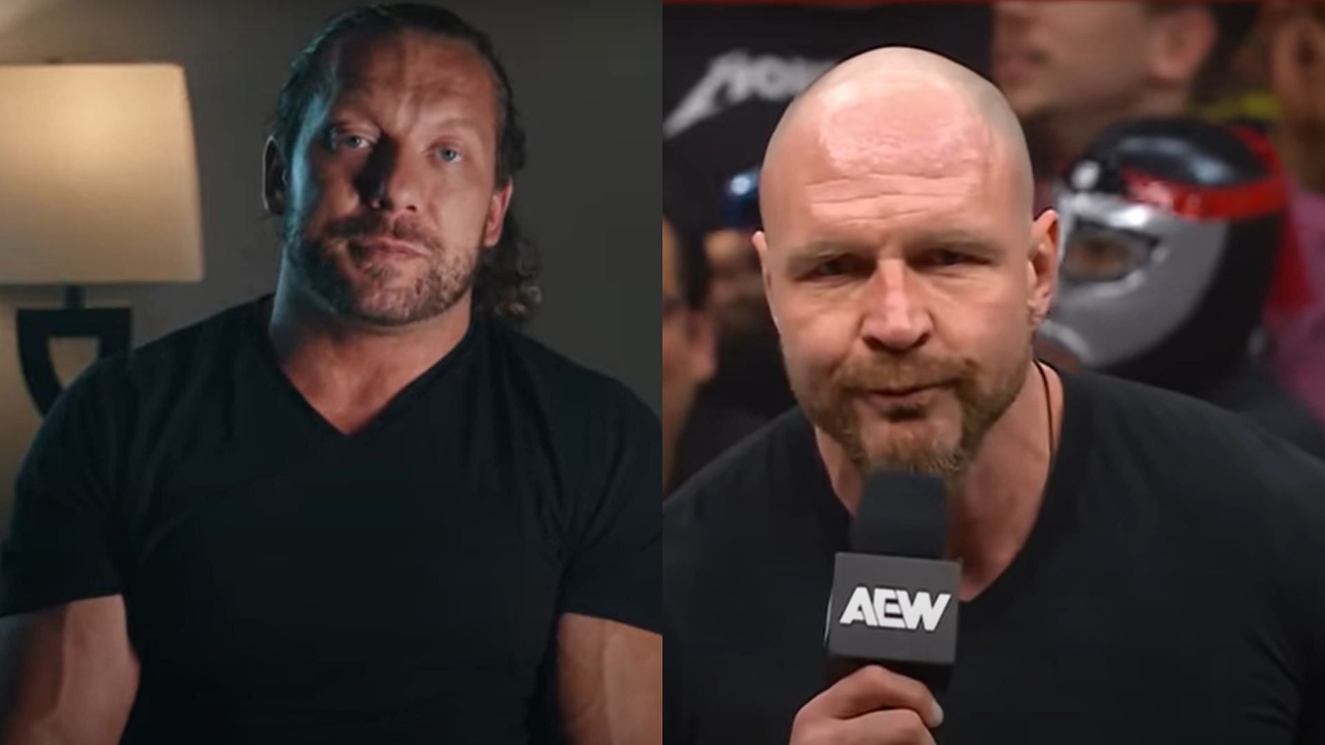 Kenny Omega (left) and Jon Moxley (right) are top stars in AEW. (Image credits: AEW YouTube channel)