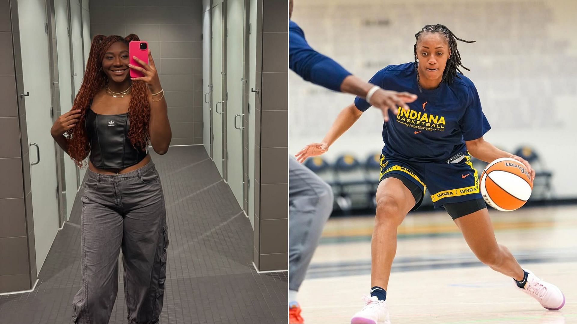 Kelsey Mitchell received props from Aliyah Boston &amp; Sydney Colson over intense workout session