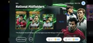 eFootball 2025 National Midfielders Special Players list is available now for next one week (Image via Konami)