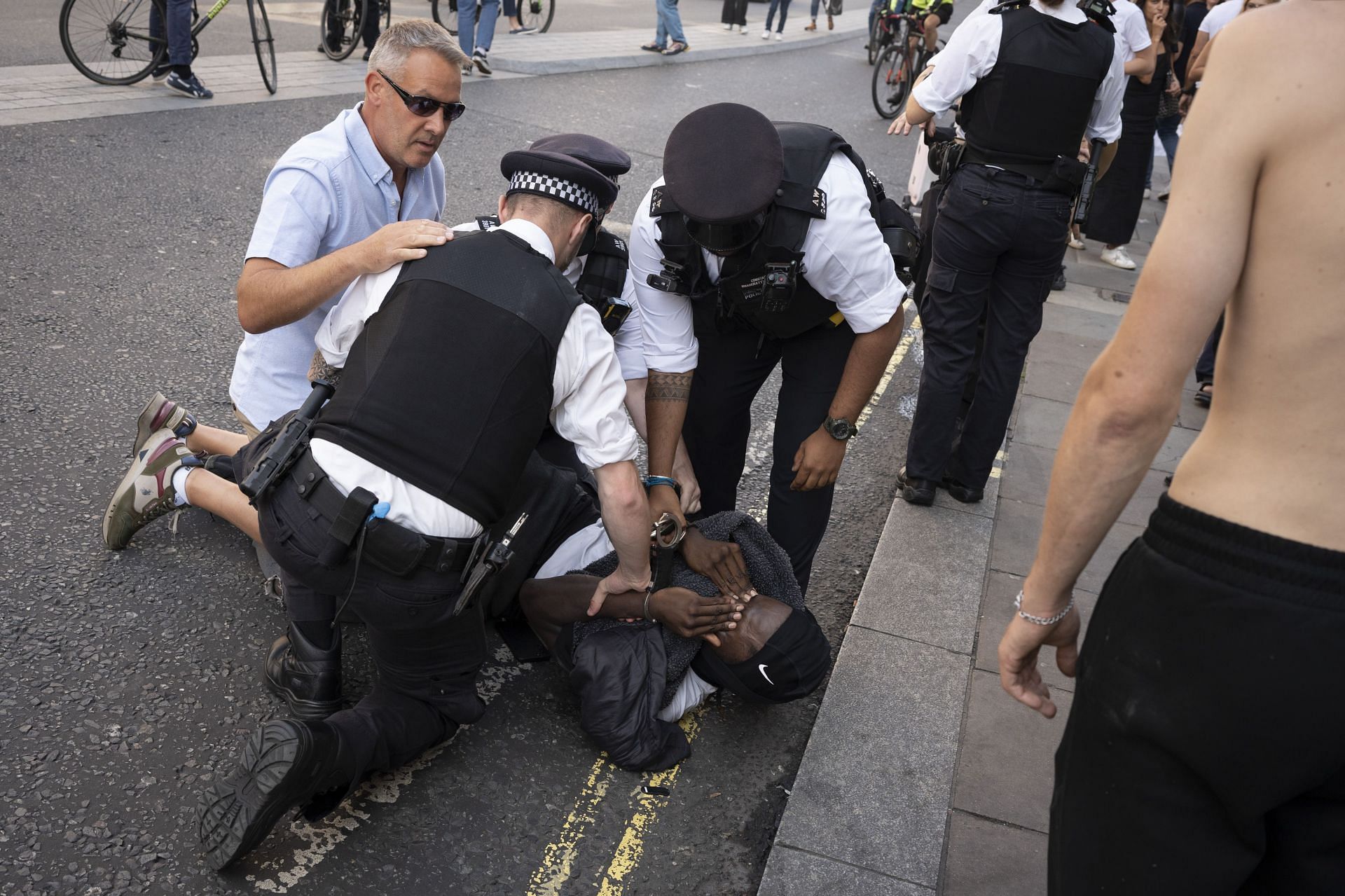 Oxford Street Arrest - Source: Getty