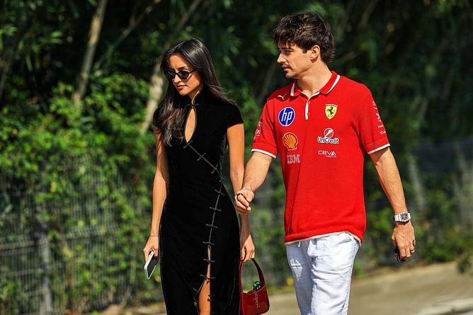 Charles Leclerc’s girlfriend elevates the fashion bar in Shanghai with 3 statement outfits