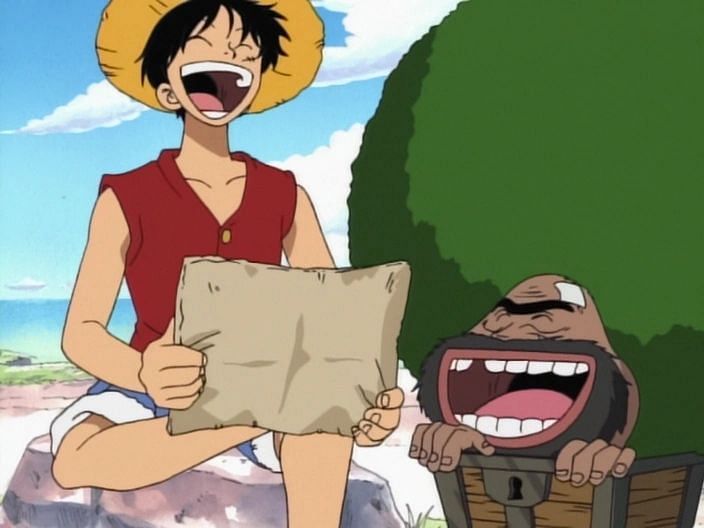 Monkey D. Luffy in One Piece.