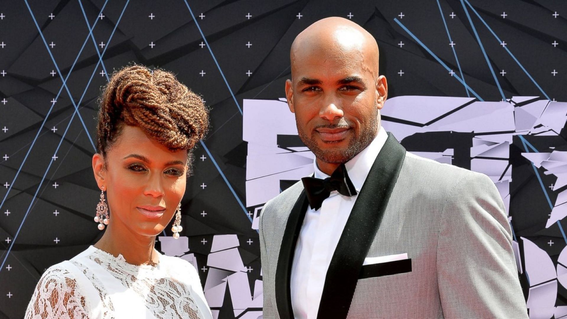 Nicole Ari Parker with her husband (image via ABCNews)