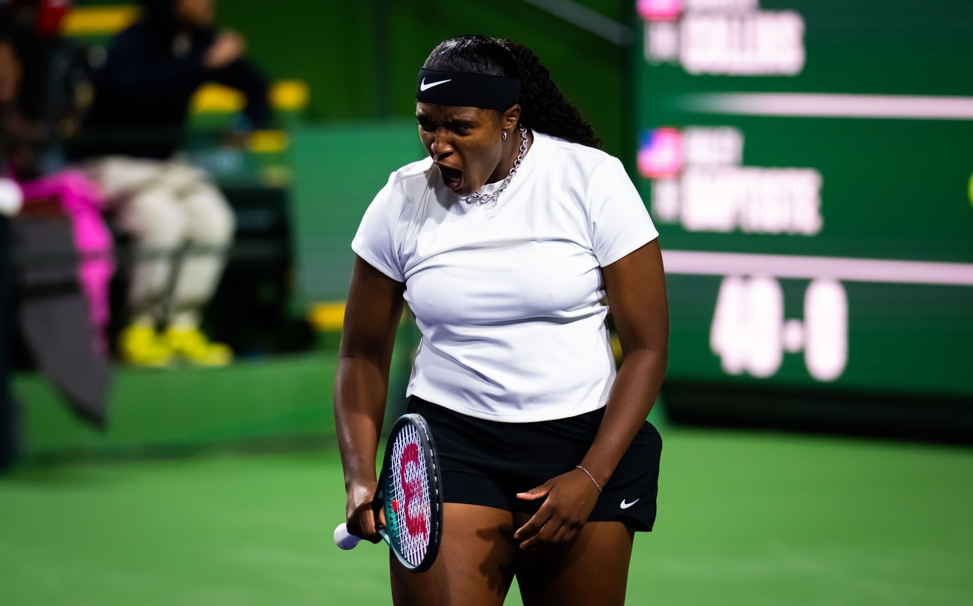 Hailey Baptiste at the BNP Paribas Open 2025. (Photo: Getty)