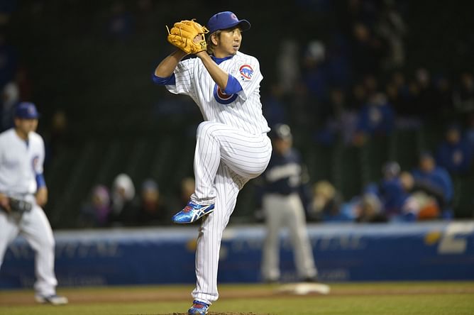Ex-Chicago Cubs hurler Kyuji Fujikawa steals the spotlight with jersey swap ahead of Tokyo Series exhibition game