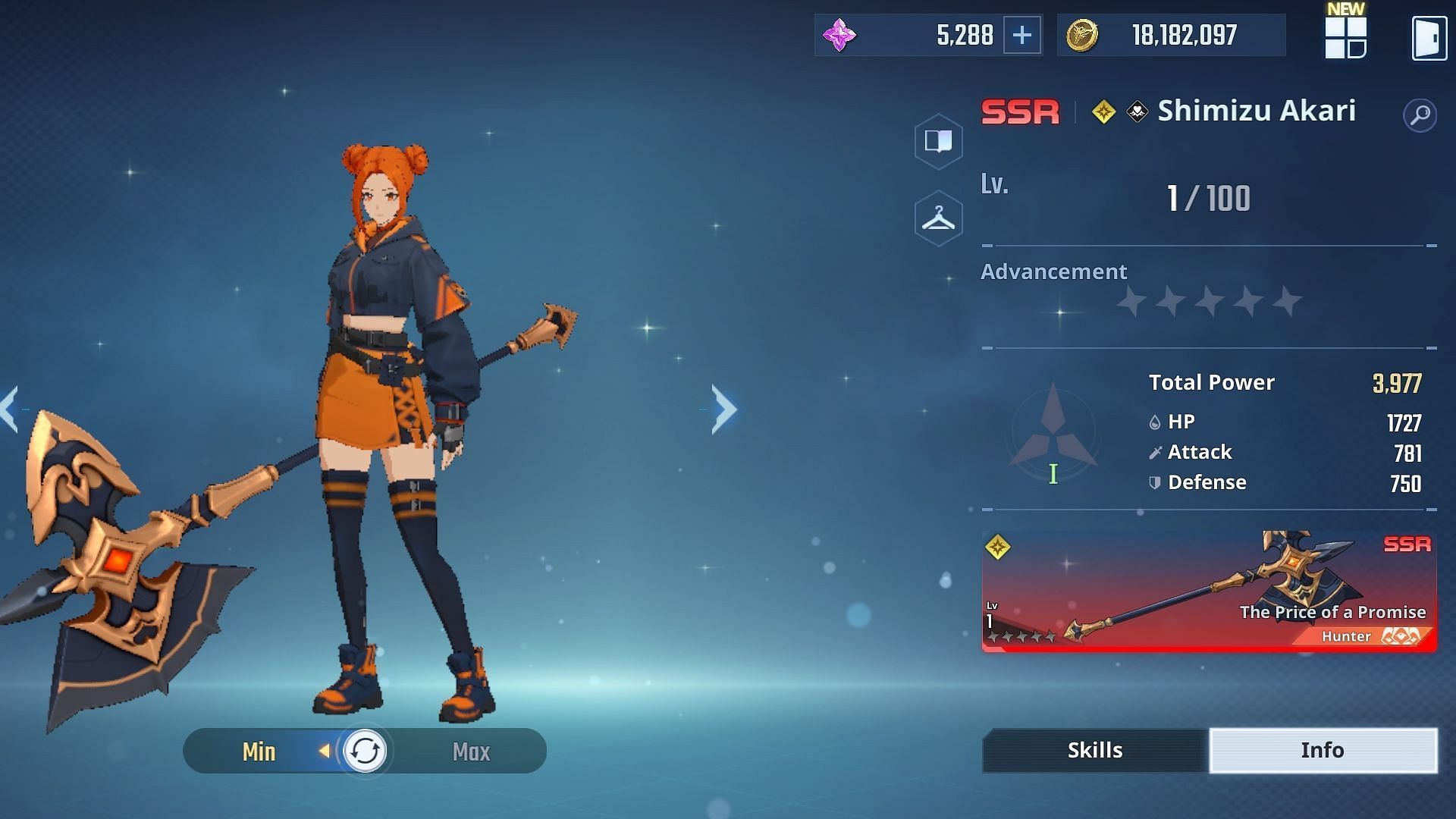 Shimizu Akari (Image via Netmarble)