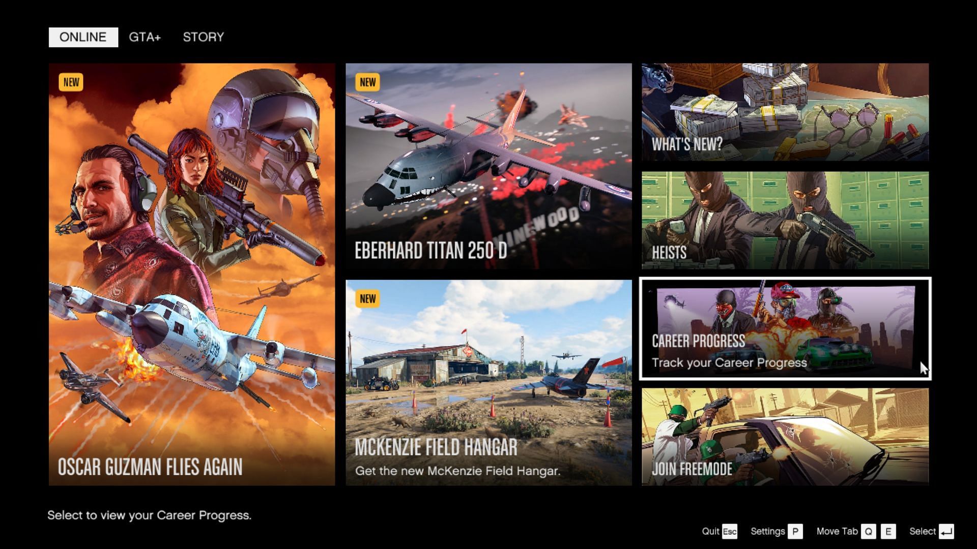 The new Enhanced landing page on PC (Image via Rockstar Games)