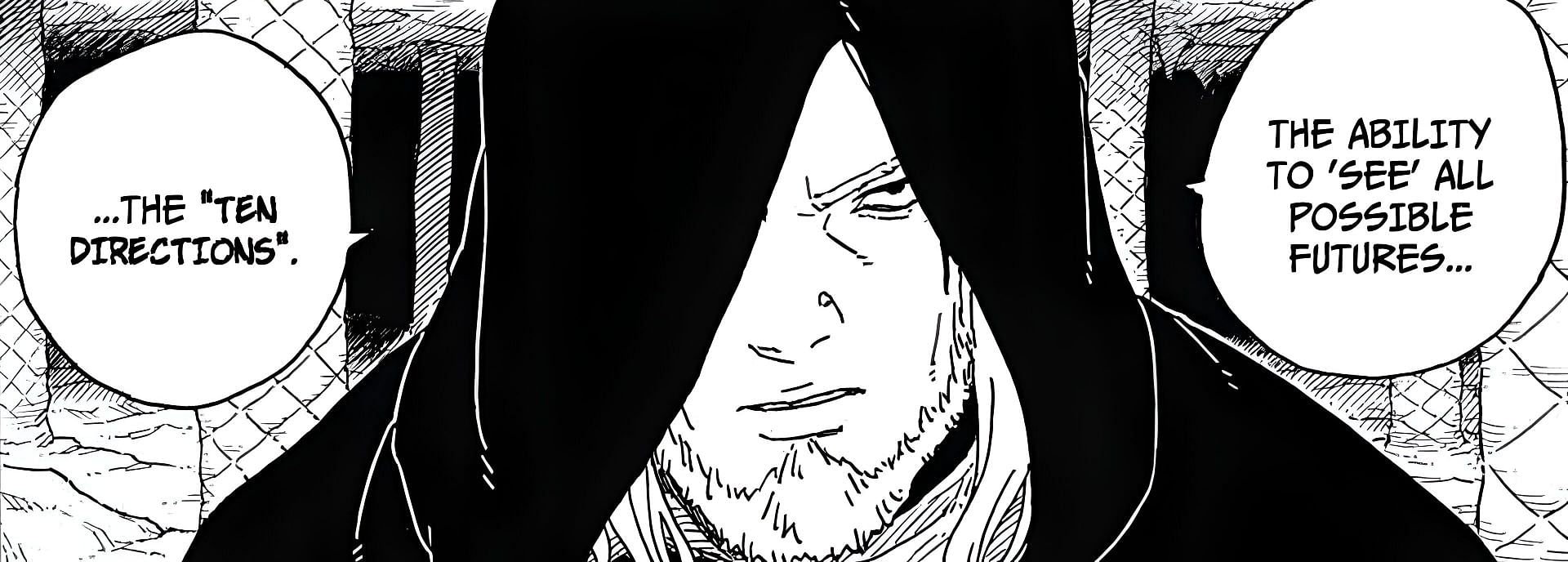 Kashin Koji as seen in the manga (Image via Mikio Ikemoto and Masashi Kishimoto/Shueisha)