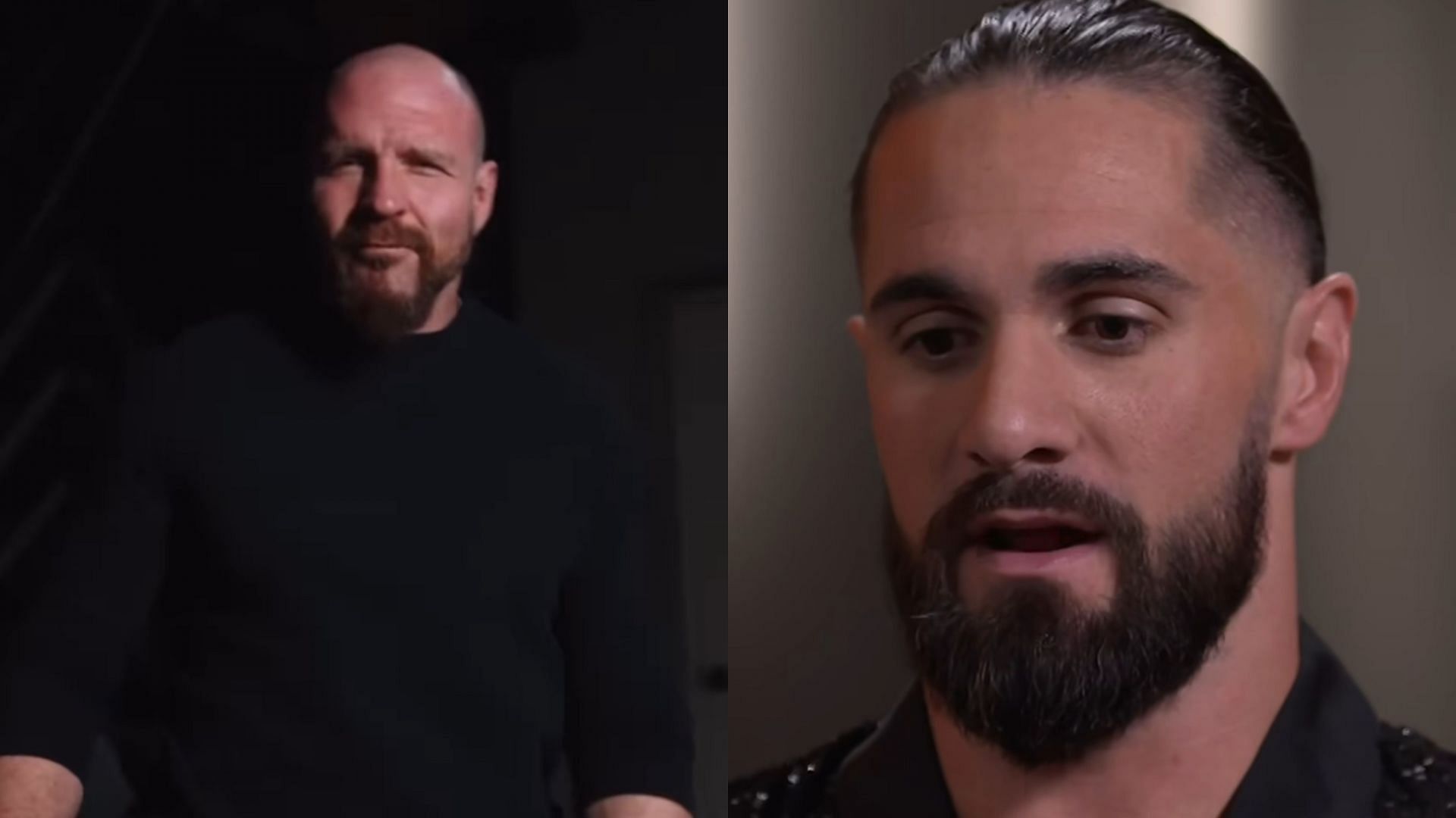 Jon Moxley (left) and Seth Rollins (right) (Image credits: AEW and WWE&rsquo;s Instagram)