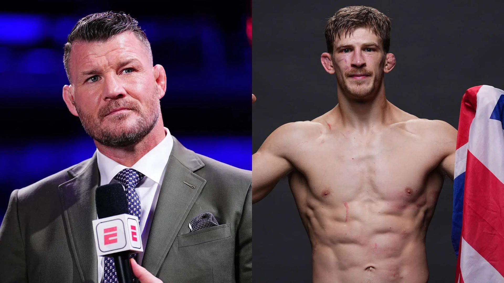 Michael Bisping (left) has backed Arnold Allen