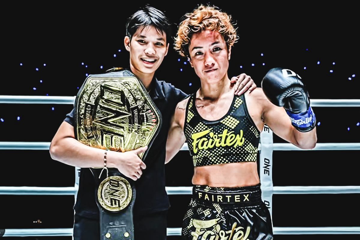 Phetjeeja (left) and Kana (right). [Photo from ONE Championship]