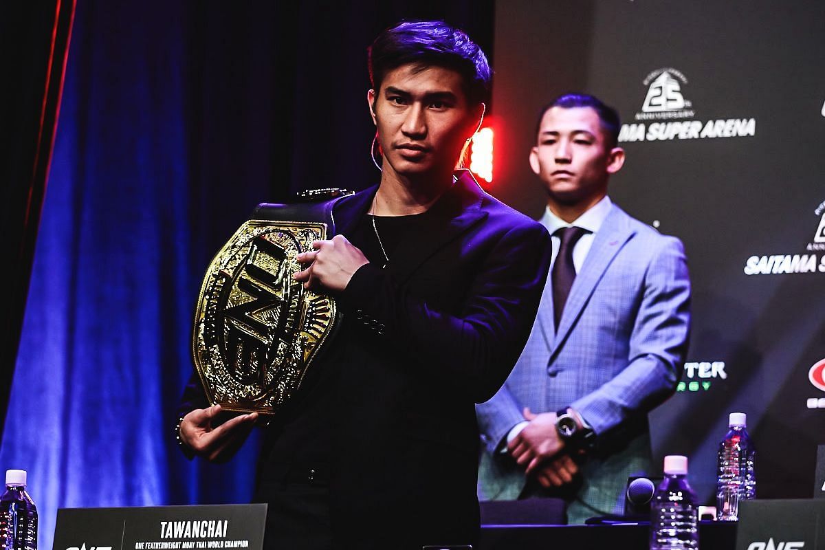 ONE featherweight Muay Thai world champion Tawanchai. [Photo via: ONE Championship]