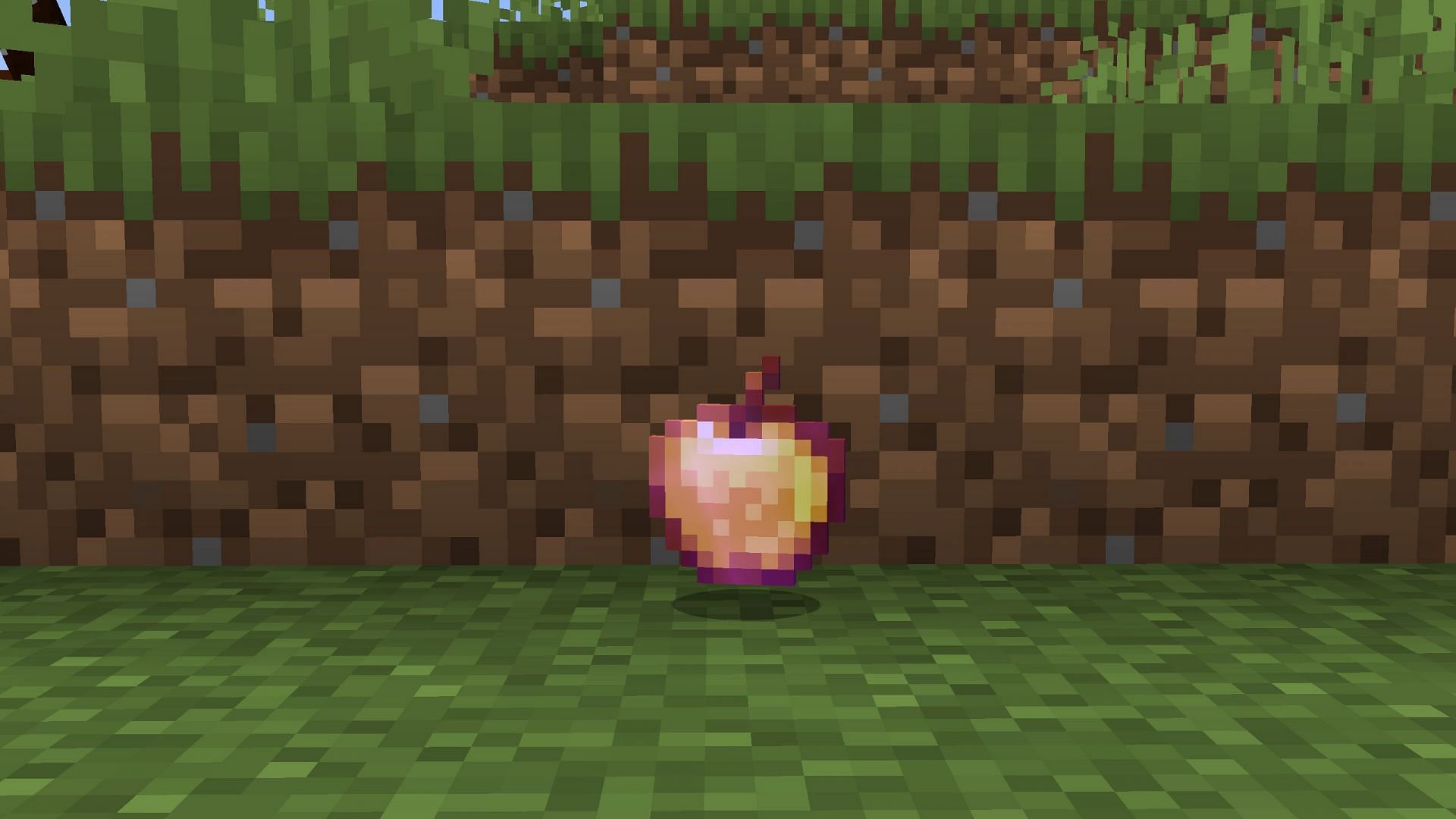 The enchanted golden apple is still considered a rare item. (Image via Sportskeeda Gaming/Mojang Studios)